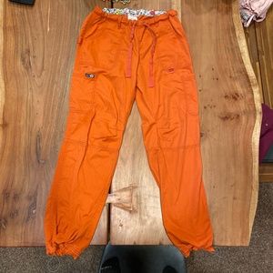 Koi womens tall medium orange scrub bottoms
